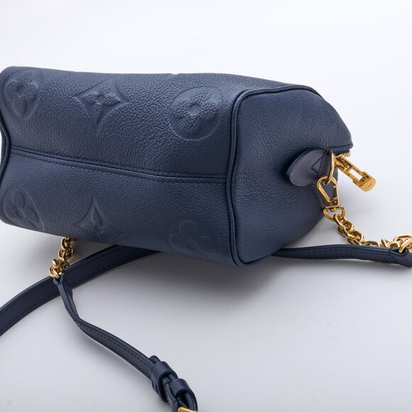 Louis Vuitton Speedy Blue Bandoulière Monogram Empreinte - Picture 8 of 15